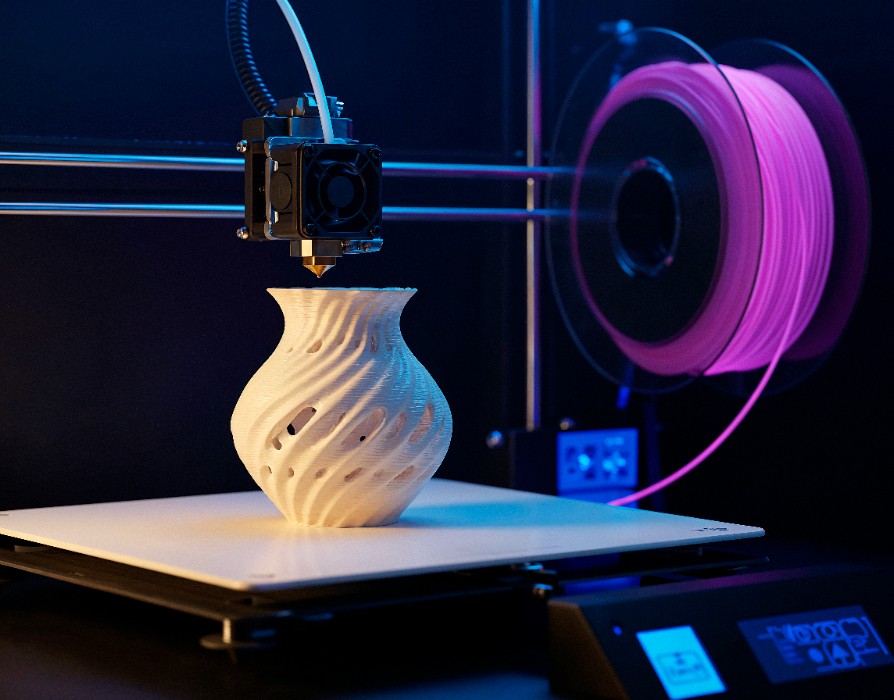 Stampa 3D del vaso in PLA